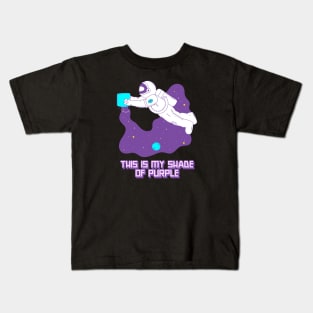 Shade Of Purple Kids T-Shirt